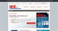 Desktop Screenshot of iee-online.de